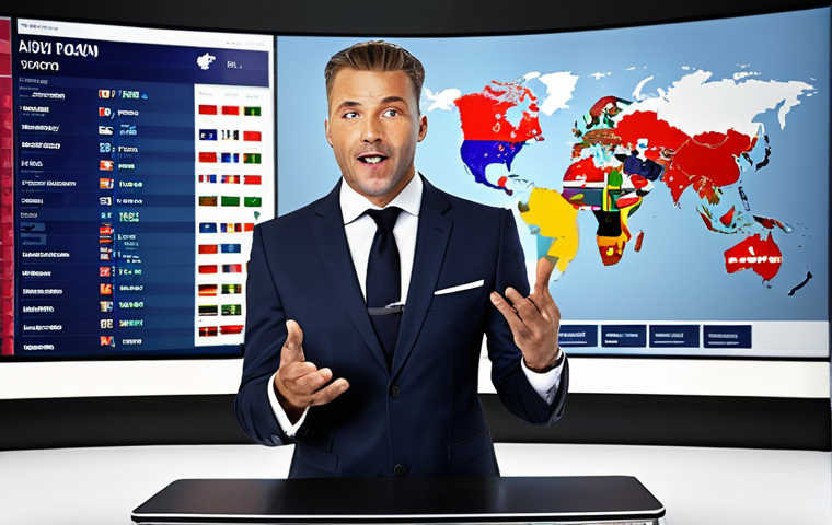 **Prompt:** A charismatic professional auctioneer, dressed in modern business attire, confidently leading a dynamic online live-stream auction. The background features large, sleek digital screens displaying real-time bidding updates and a global map with various international flags or user icons, emphasizing worldwide participation. Elements of virtual reality or seamless digital integration should be subtly visible, blending traditional auction energy with cutting-edge technology. The ambiance is modern, energetic, and globally connected.