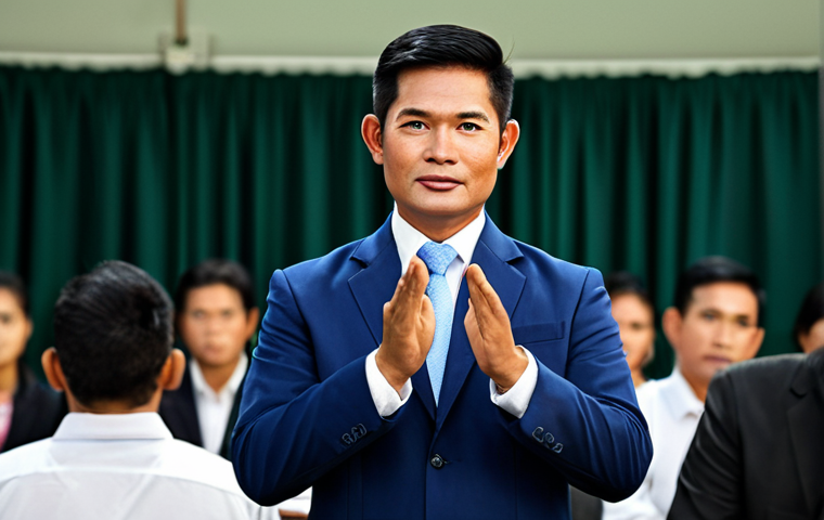 경매사 실기시험 평가 항목과 기준 - Auctioneer Presenting an Item**

"A Thai auctioneer, fully clothed in a modest and stylish Thai silk...